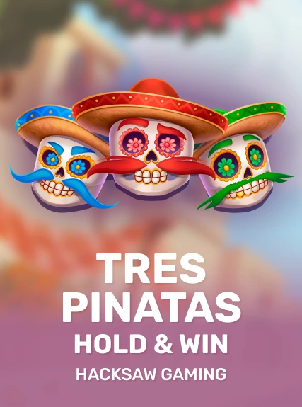 Tres Pinatas Hold & Win game tile